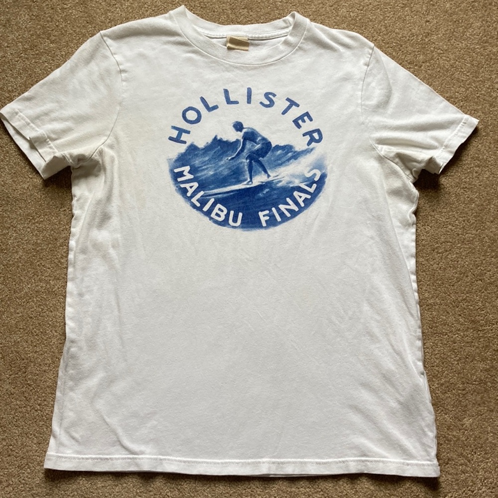 Hollister Malibu finals white T-shirt